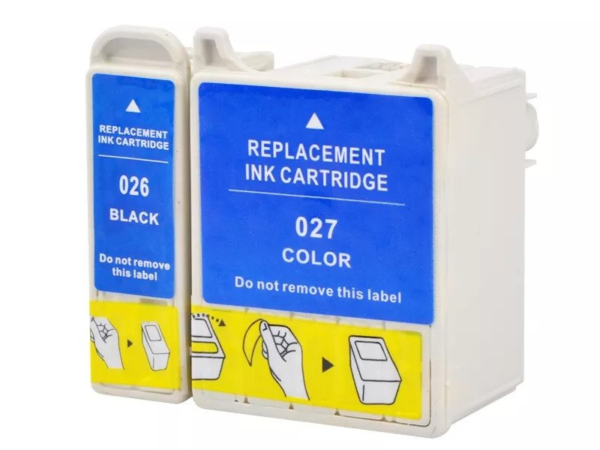 Epson T026-T027 Black/Colour Generic Cartridges