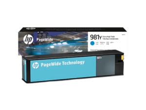 HP 981YC Cyan Original Ink Cartridge (L0R17YC)