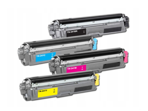Brother TN240 B/C/M/Y Generic Toner Cartridges (Value Pack)