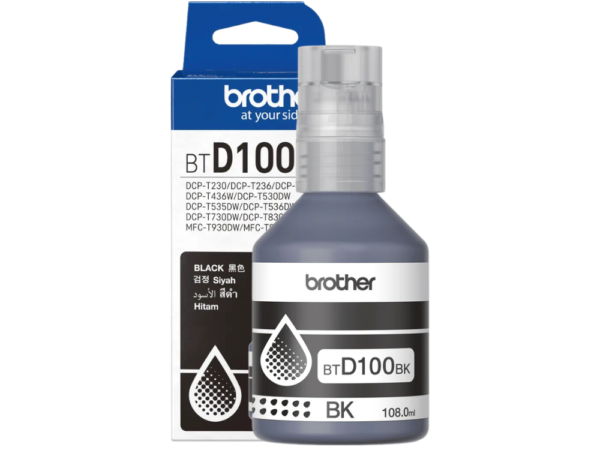 Brother BTD-100 Black Original Ink Cartridge (BTD100BK)