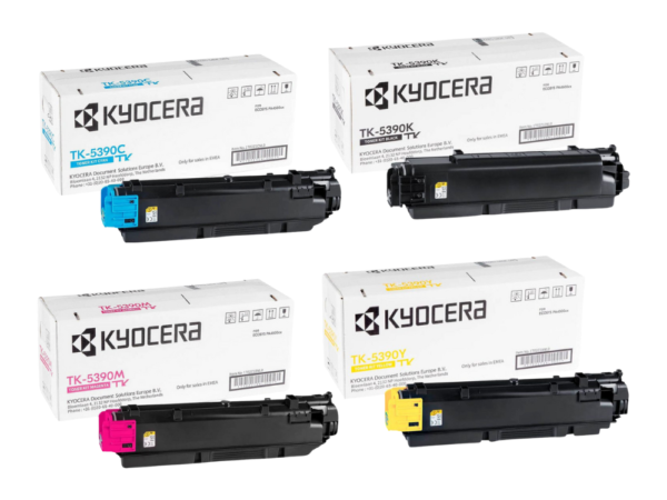 Kyocera TK-5390 B/C/M/Y Premium Generic Toners (Value Pack)