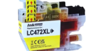 Brother LC472XL High Yield Yellow Compatible Ink
