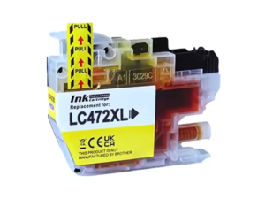 Brother LC472XL High Yield Yellow Compatible Ink