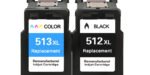 Canon PG-512 + CL-513 Value Pack Compatible Cartridges