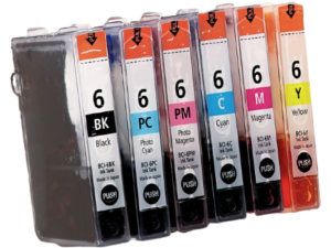 Canon BCI-6 B/C/M/Y/PC/PM Compatible Inks Value-Pack