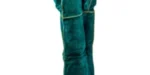 Dromex Superior Green Lined Leather Welding Gloves ? Shoulder Length